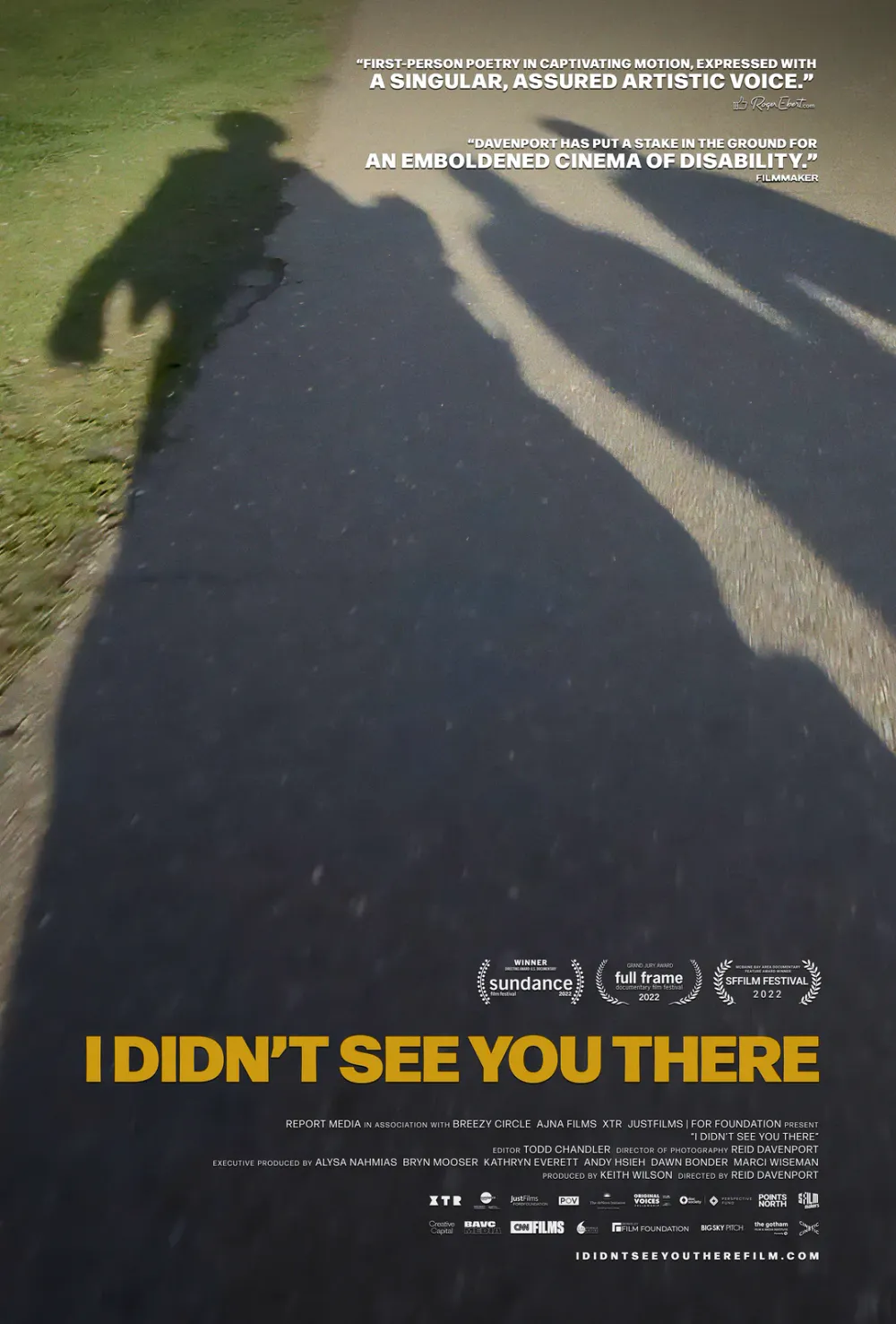 Poster for I didn't see you there.