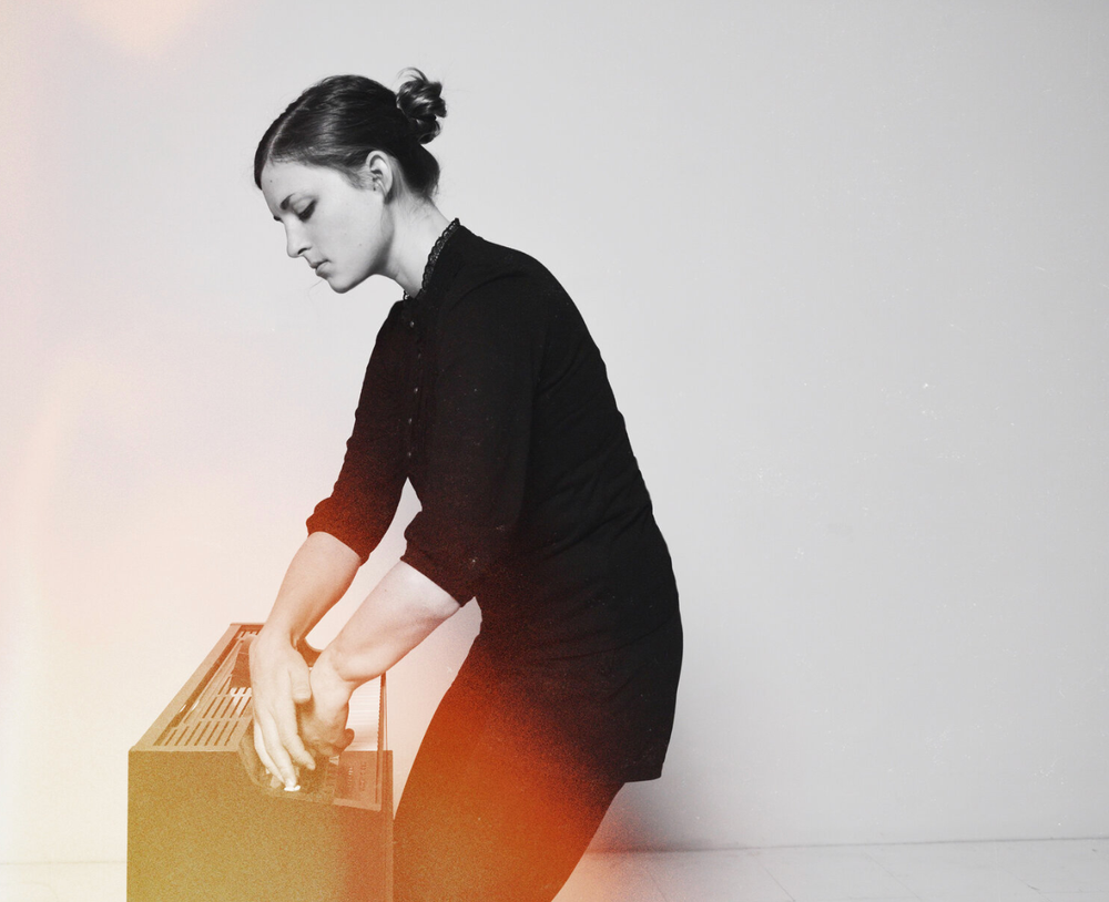 Molly Joyce plays her vintage toy organ.