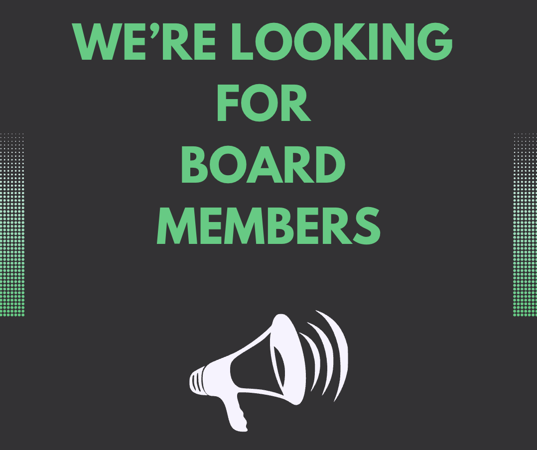 Promo image for the call for board members.