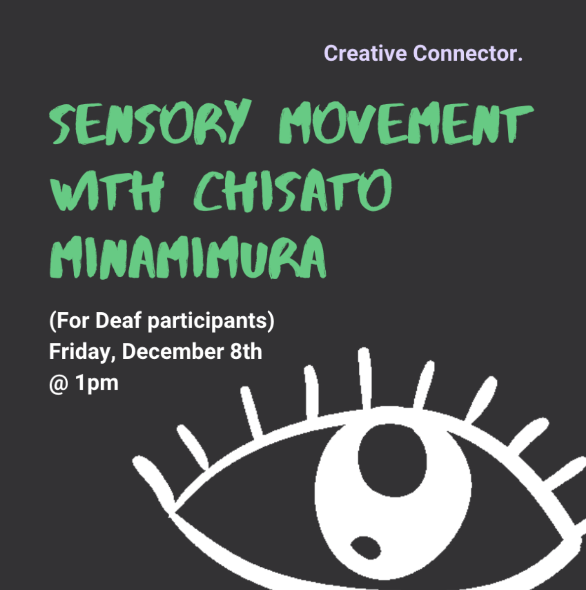 December 8th > Sensory Movement with Chisato Minamimura