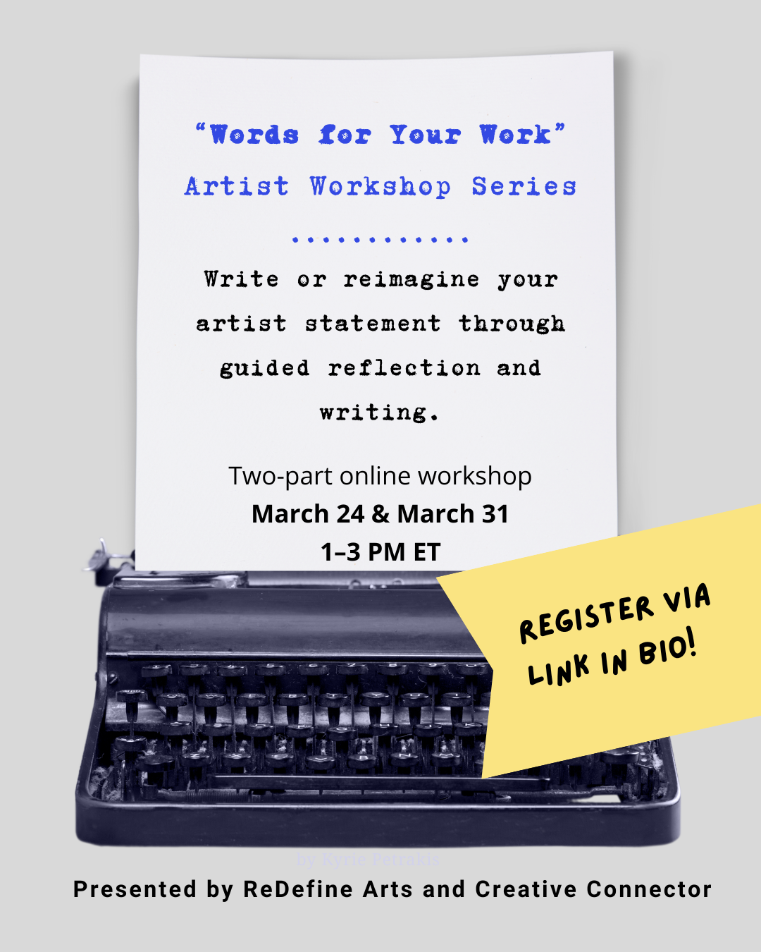 Words for Your Work: A Two-Part Workshop Series