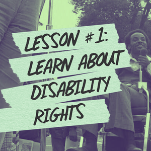 Lesson #1: Learn about Disability Rights post feature image